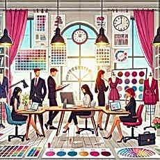 Стиль корпоративных цветов в одежде