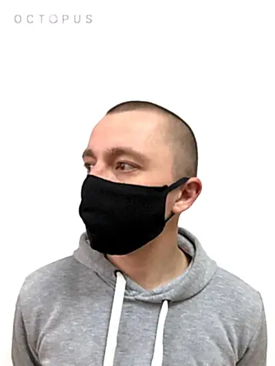 Черная маска для лица