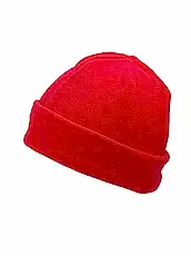 Флисовая шапка с подгибом