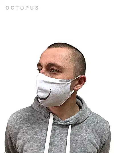 Маска многоразовая с рисунком