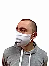 Маска многоразовая с рисунком