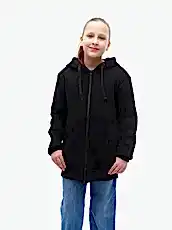 Толстовка на молнии с капюшоном детская