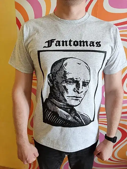 Футболки с печатью для хоррор-альманаха «Fantomas» None