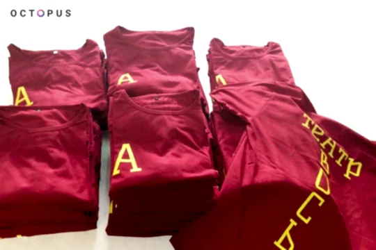 Футболки с печатью для театра «Авось» None